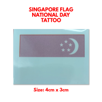 Singapore Flag Temporary Tattoo