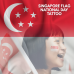 Singapore Flag Temporary Tattoo