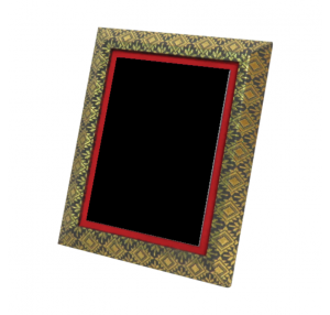 Songket conceal plaque