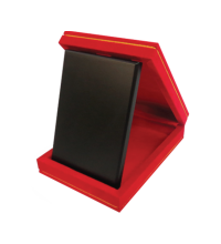 Velvet box plaque