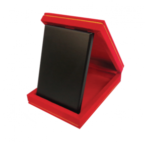 Velvet box plaque