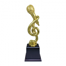 Microphone Resin Trophy