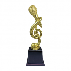 Microphone Resin Trophy