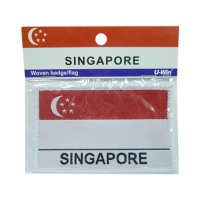 Country Flag Woven Badge