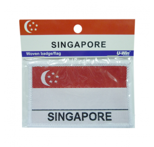 Country Flag Woven Badge
